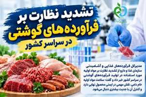 تشدید نظارت بر فرآورده‌های گوشتی در سراسر کشور